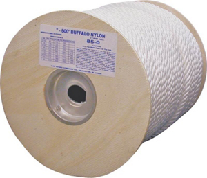 Buffalo Nylon 5/8 By 300 Twist Nylon Rope 85-073 by TW Evans Cordage Best Price