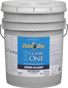 Classic One Interior Latex Semi-Gloss 1.0048303-20 by Dutch Boy Best Price