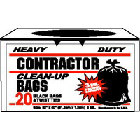 20 Ct 32 By 50 Black Refuse Bag 11520-EAST by Primrose Plastics Best Price
