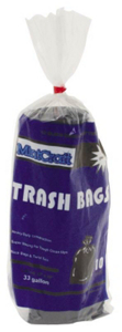 33 Gallon 1 1/4 Mil Trash Bag Black 33010 by Primrose Plastics Best Price