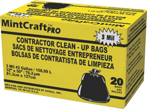 7 Bushel 3 Mil 20 Count Contractor Bag 37767 by Primrose Plastics Best Price