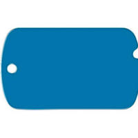 Blue Military Id Tag TAG-DT-2 by Kaba Ilco Best Price