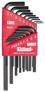 18 Piece Comb Hex L Key Set 10018 by Eklind Tool Best Price