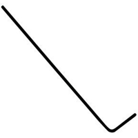 3/8 Inch Short Arm Hex Key 15124 by Eklind Tool