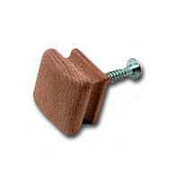 1 1/4 Square Hardwood Knobs 578-1.25 by Waddell Manufacturing Best Price