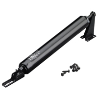 Black Adjustable Pneumatic Door Closer V150BL by Hampton Products Wright