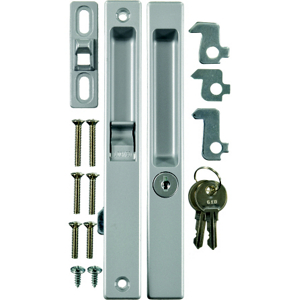 Aluminum Flush Mount Patio Door Lockset VK1195 by Hampton Products Wright Best Price