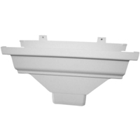 Repla K 3 By 4 White Gutter Drop Outlet AW104CK by Genova Products