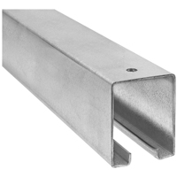 8 Foot Galvanized Trolley Rail N263-301 by National Manufacturing Div Stanley