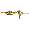 1 1/2 Inch Solid Brass Hook and Eye N118-083 by National - Stanley Hardware