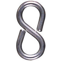 7/8 Inch Zinc Plated Steel Closed S Hook N121-434 by National - Stanley Hardware