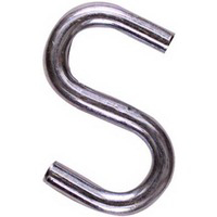1 1/2 Inch Zinc Plated Steel Open S Hook N121-616 by National Manufacturing Div Stanley Best Price