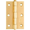 3 By 2 Inch Dull Brass Finish Narrow Hinge N142-067 by National Manufacturing Div Stanley