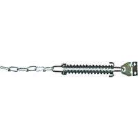 Zinc Spring and Chain Door Stop N162-024 by National - Stanley Hardware