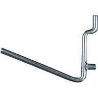 2 1/2 Inch Galvanized Steel Angle Hook For Pegboard N180-299 by National - Stanley Hardware