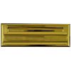 1 1/2 Inch Width By 7 Inch Length Polished Solid Brass Mail Slot N197-913 by National - Stanley Hardware