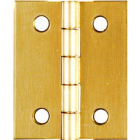 1 1/2 By 1 1/4 Inch Bright Brass Finish Hinge N211-359 by National - Stanley Hardware Best Price