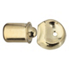 3/8 Inch Bright Brass Bullet Catch N219-055 by National - Stanley Hardware