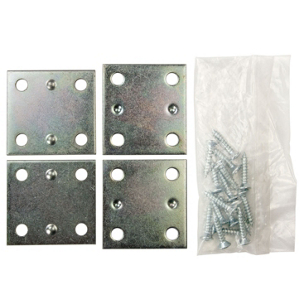 1 1/2 By 1 3/8 Inch Zinc Mending Plate N220-087 by National - Stanley Hardware Best Price