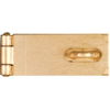 Stanley Hardware N226-449 National 2 1/2 Inch Brass Finish Safety Hasp