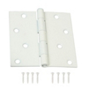 4 by 4 inch White Hinge N240-465 by National Manufacturing Div Stanley