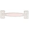 5 1/2 Inch White Utility Pull N248-427 by National - Stanley Hardware