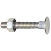Zinc Plated Flat Head Carriage Bolts and Nuts 1/4 Inch N280-859 by National - Stanley Hardware