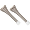 3 Inch Satin Nickel Flexible Spring Door Stop N331-140 by National - Stanley Hardware