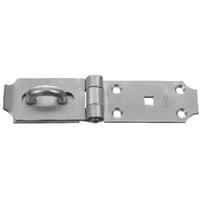 7 1/2 Inch Stainless Steel Heavy Duty Hinge Hasp N342-550 by National - Stanley Hardware