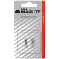 Mini Mag Lite Mini Maglite AA Replacement Bulb Pack of 2 LM2A001 by Mag Instruments