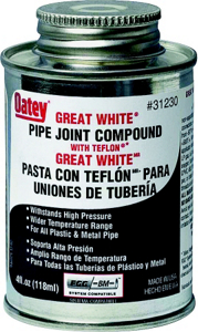 Great White Pipe Joint Compound / Pipe Dope 31230 by Oatey Best Price