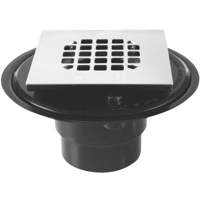 Abs Drain Square Ss 2 By 3 Inch 42238 by Oatey