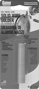 1 1/2 Ounces 50/50 Solid Wire Solder 53010 by Oatey Best Price