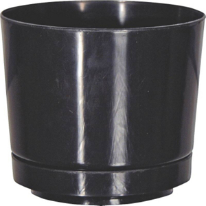6 Inch High Gloss Planter Full Depth Black SD0612BK by Ames True Temper Best Price