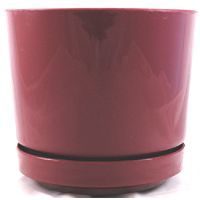 6 Inch High Gloss Planter Full Depth Burgundy SD0612BU by Ames True Temper Best Price