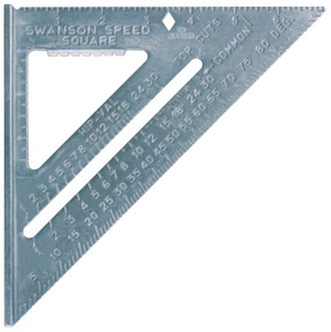 7 By 7 By 1 Inch Speed Square T0101 by Swanson Tool Best Price