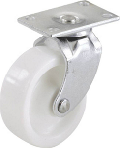 1 1/4 Inch White Plate Caster 9052 by Shepherd Hardware Best Price