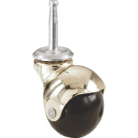 1 5/8 Hooded Stem Caster Bright Brass 9352 by Shepherd Hardware