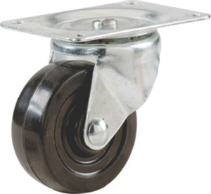 1 1/2 Inch Rubber Swivel Caster 9489 by Shepherd Hardware Best Price
