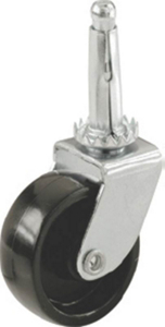 1 1/4 Stem Caster Black 9557 by Shepherd Hardware Best Price