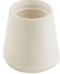 1 1/4 White Rubber Leg Tips 9743 by Shepherd Hardware Best Price