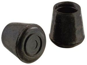 1 1/8 Inch Black Rubber Leg Tip 9763 by Shepherd Hardware Best Price