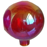 10 Inches Red Irid Gaze Ball 10501053 by BirdBrain Best Price