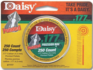Max Speed 250 Count .177 Pointed Pellet 7777 by Daisy Manufacturing Best Price