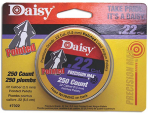 Max Speed Max Speed 250 Count .22 Pointed Pellet 7922 by Daisy Manufacturing Best Price