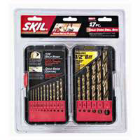17 Piece Gold Oxide Drill Bit Set 98017 by Skil Power Tools Best Price