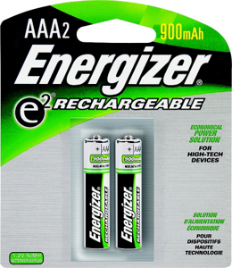 2 Pack AAA Rechargeable Nimh Battery NH12BP-2 by Eveready Energizer Battery Best Price