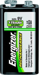 9 Volt Rechargeable Nimh Battery NH22NBP by Eveready Energizer Battery Best Price