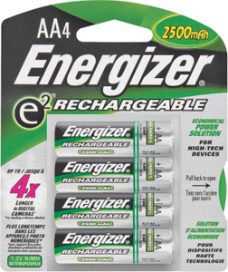 4 Pack AA Nickel Metal Hydride Battery NH15BP-4 by Eveready Energizer Battery Best Price