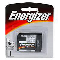 Ever J Type Battery 539BP by Eveready Energizer Battery